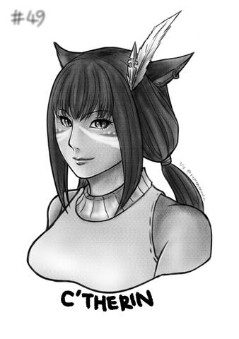 B&W Bust by Yumemoria